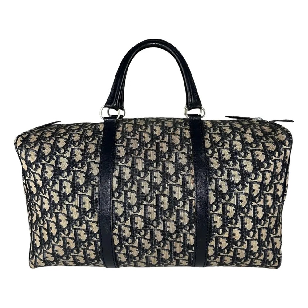 Dior Navy vintage Boston 16 bag